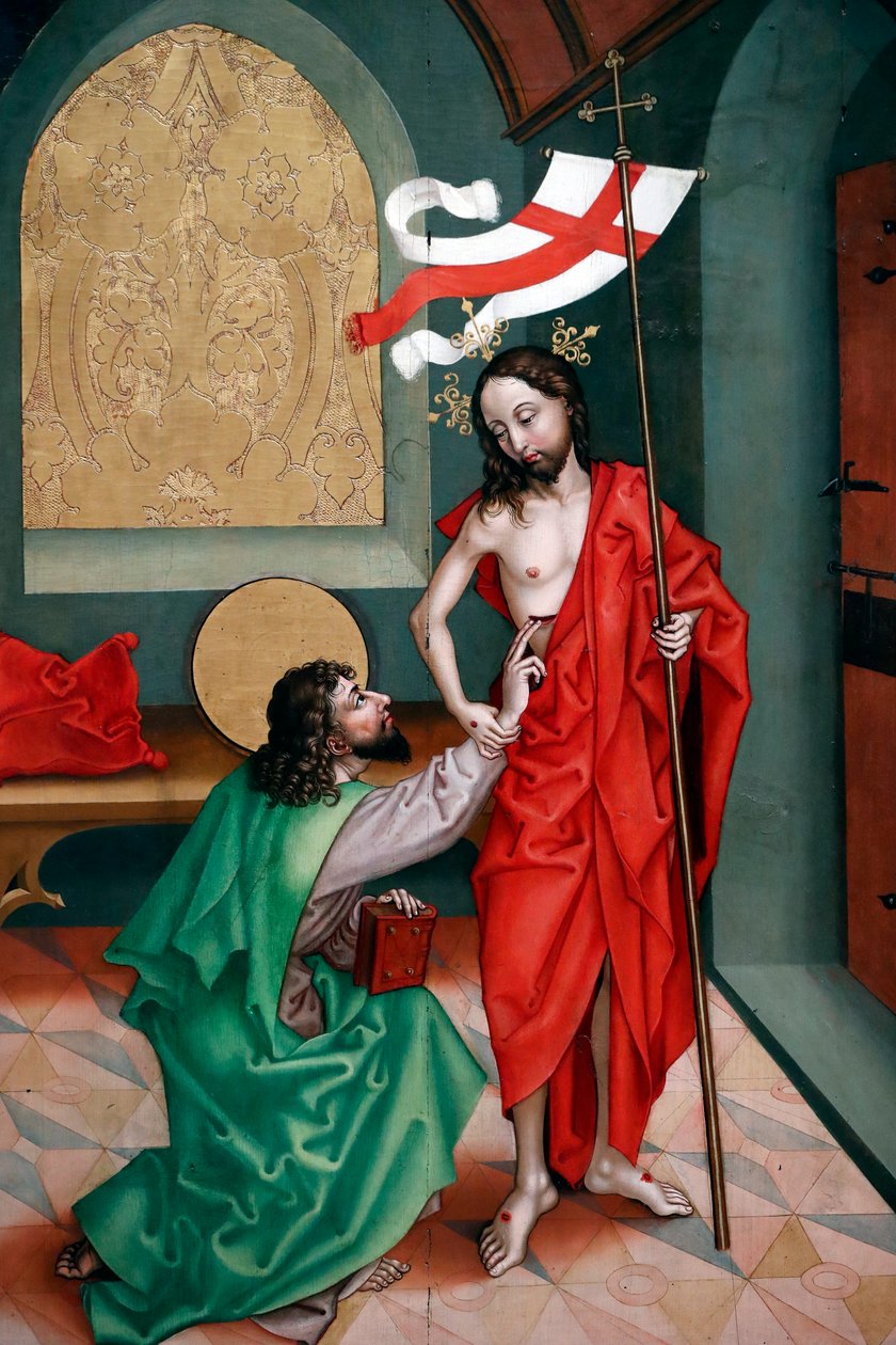 The Incredulity of Saint Thomas by Martin Schongauer