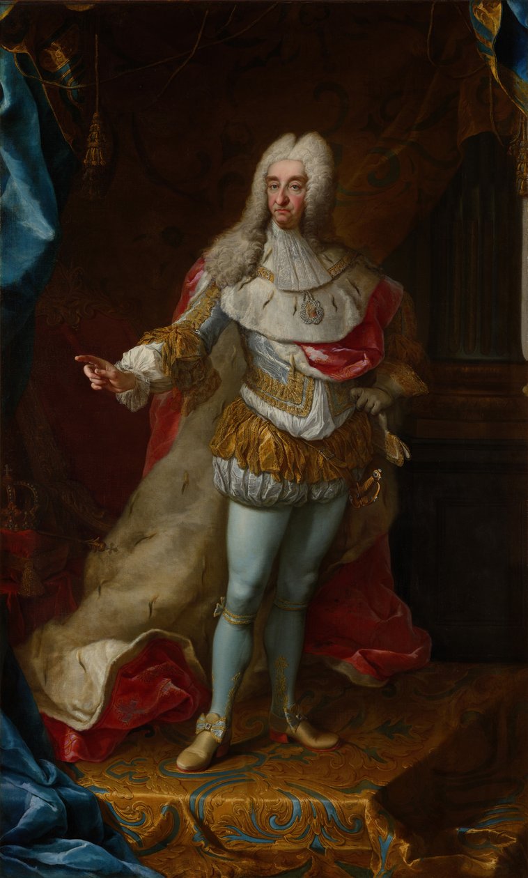 Vittorio Amedeo II in Majesty by Martin van Meytens  