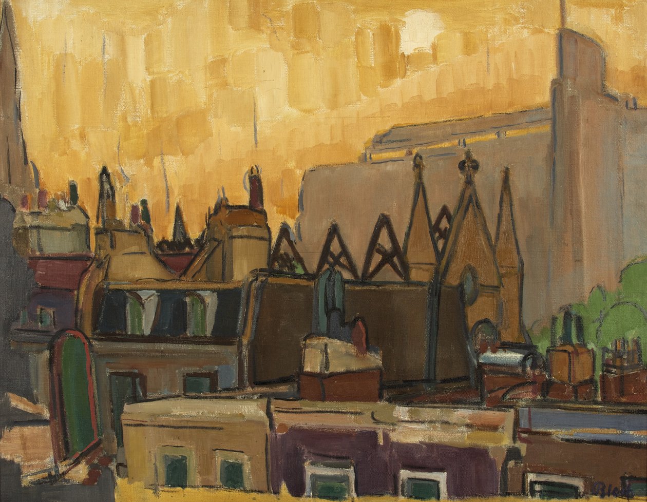Kensington Roofs after a Fire Raid by Martin Bloch