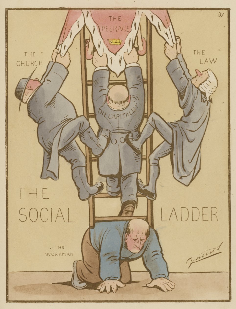 The Social Ladder by Martin Cynicus Anderson