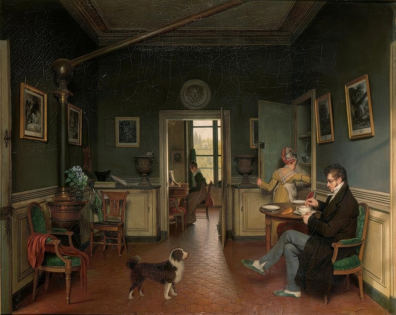 Interior of a Dining Room by Martin Drölling