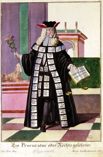 A Public Prosecutor, c. 1735 by Martin Engelbrecht