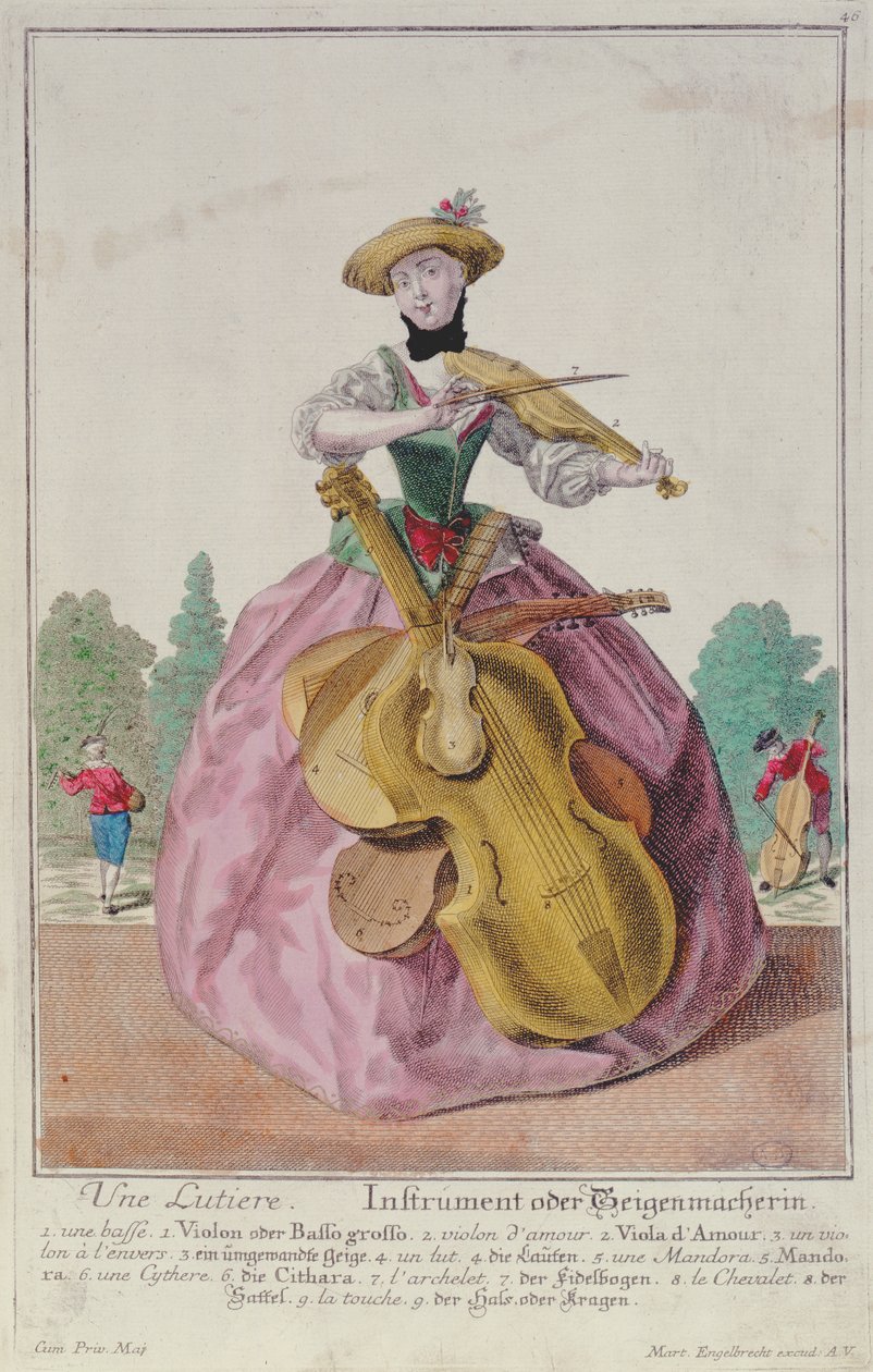 The Instrument Maker, published in Augsburg by Martin Engelbrecht