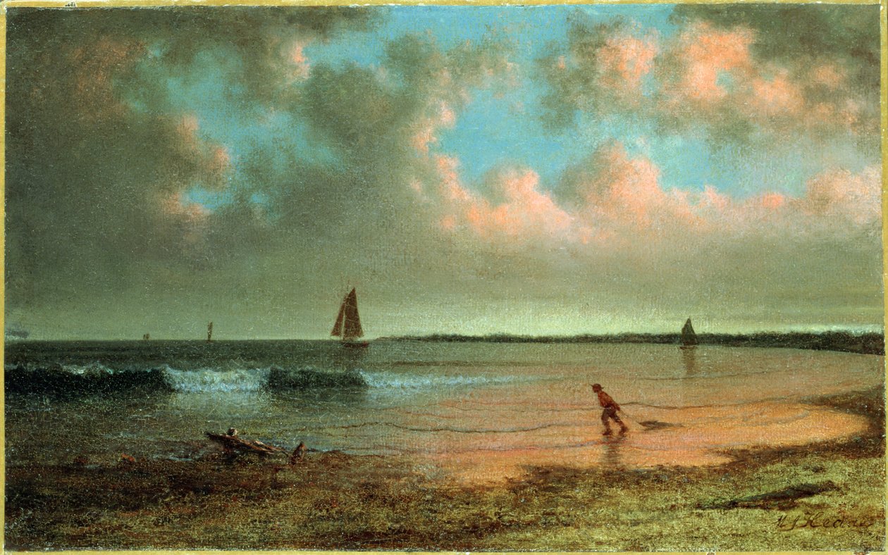 New England Coastal Scene by Martin Johnson Heade