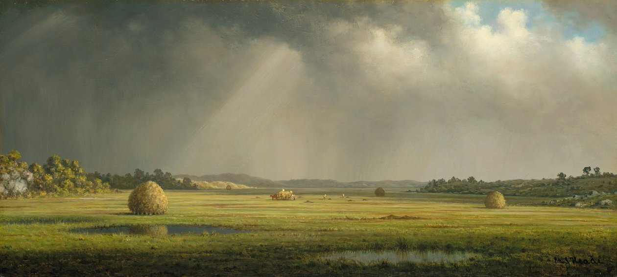 Newburyport Meadows by Martin Johnson Heade