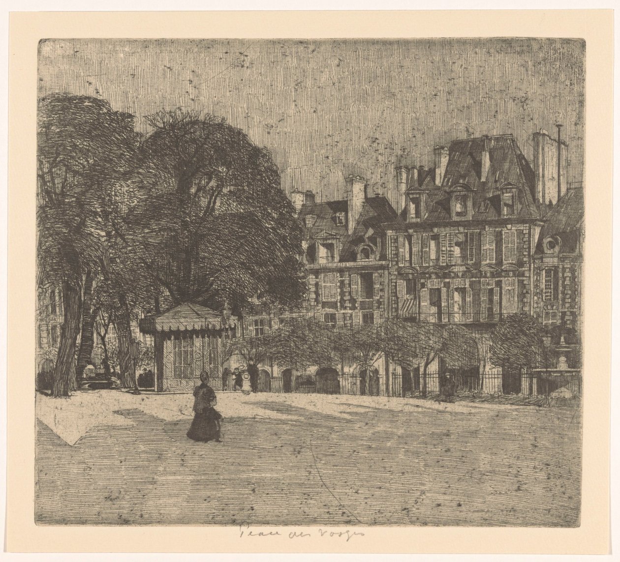 Place des Vosges in Paris by Martin Monnickendam