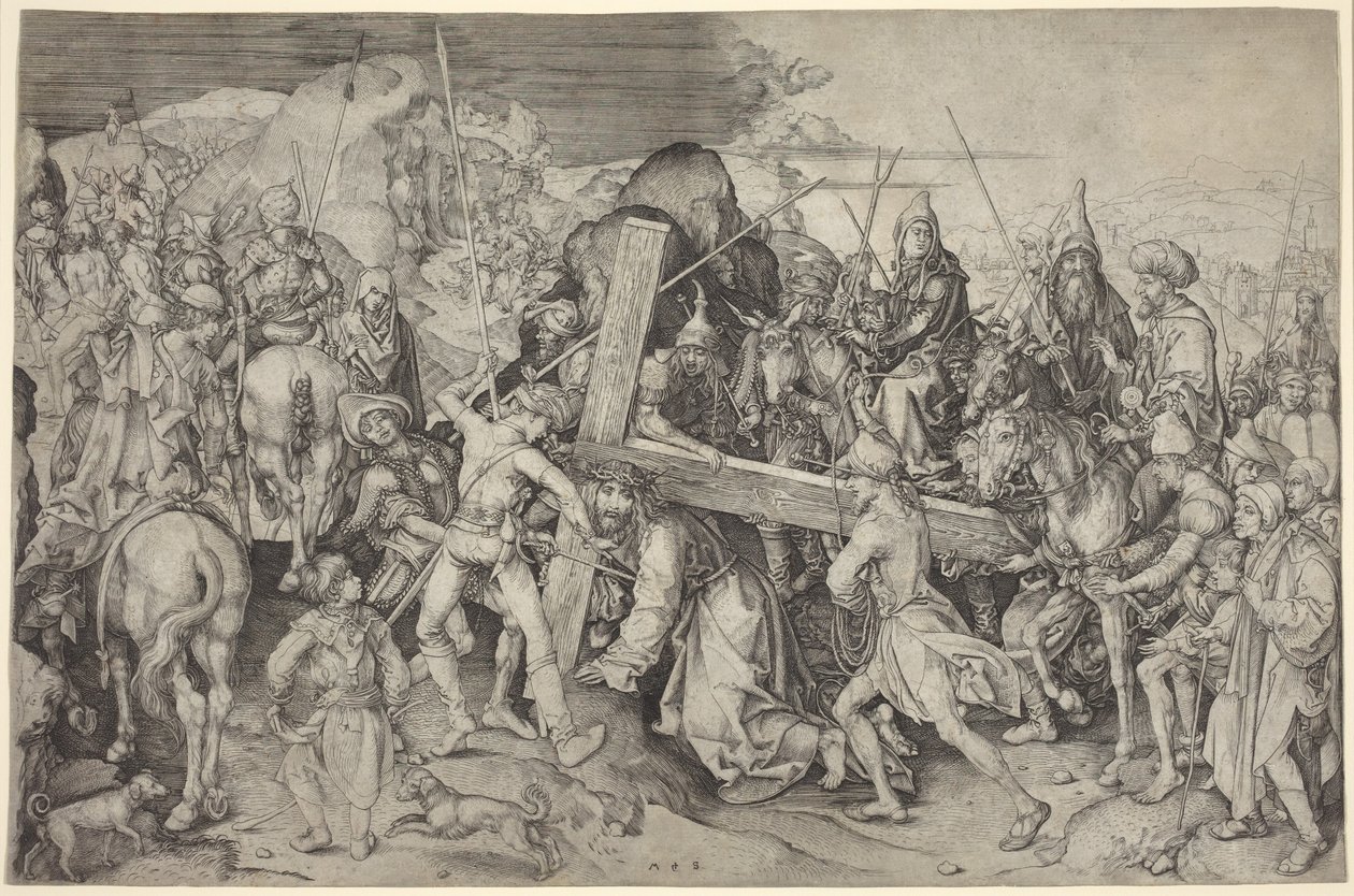 Christ Carrying the Cross by Martin Schongauer