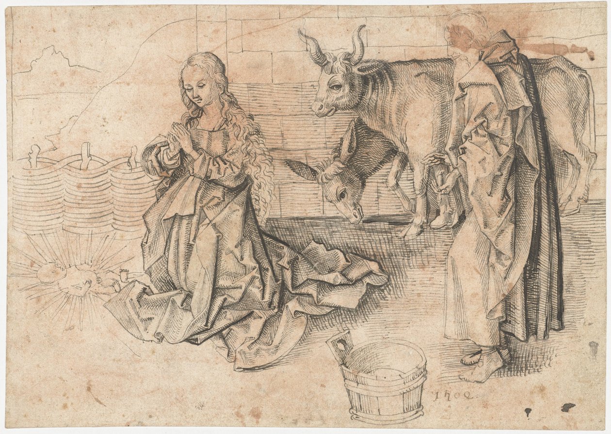 Birth of Christ by Martin Schongauer