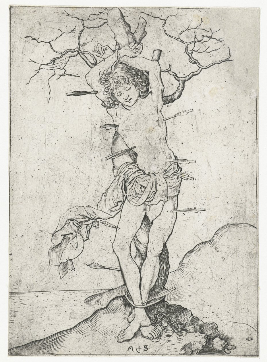 Saint Sebastian by Martin Schongauer
