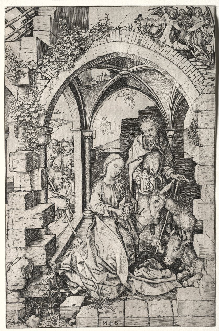 Life of the Virgin: The Nativity by Martin Schongauer
