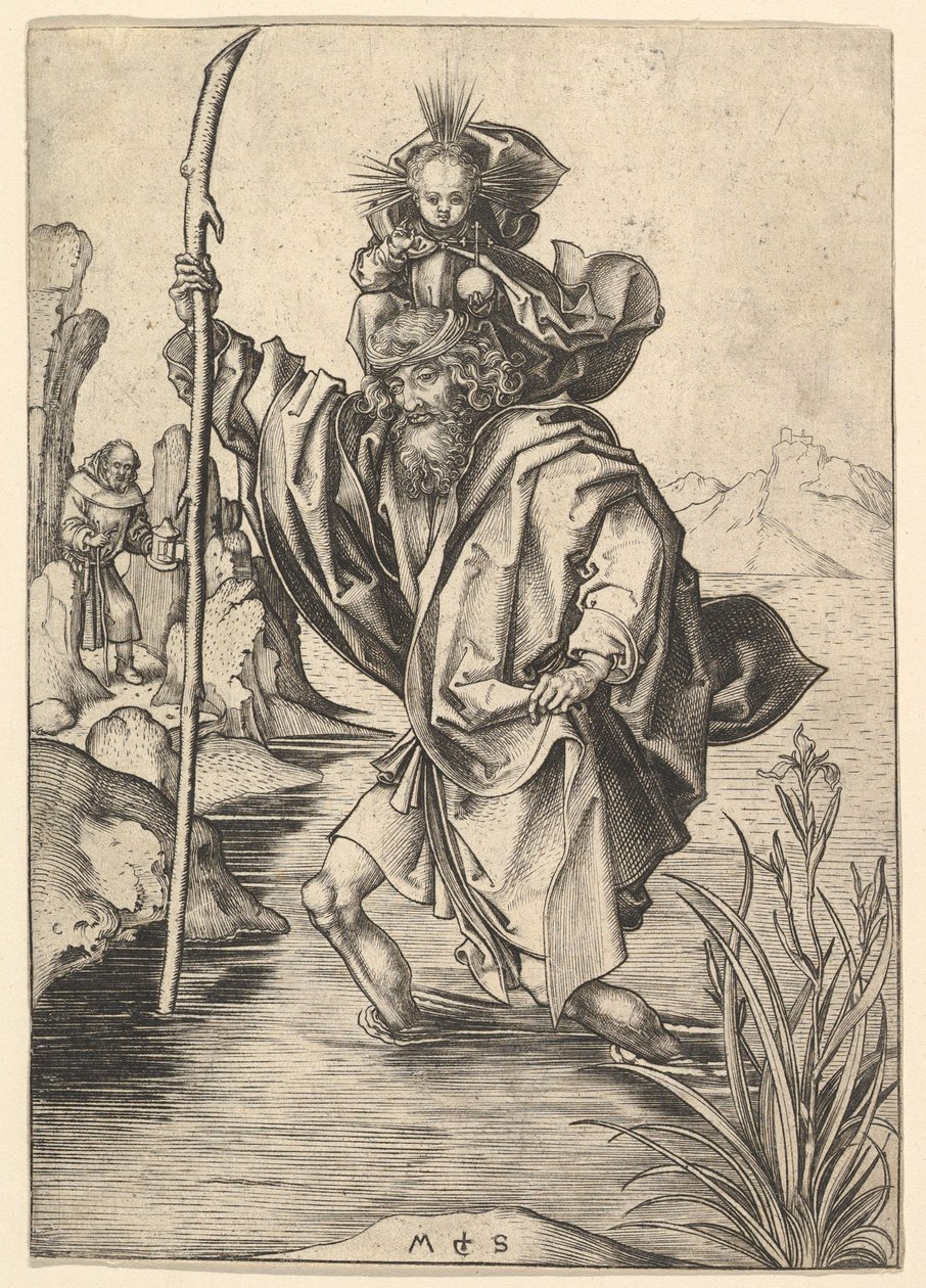 St. Christopher by Martin Schongauer