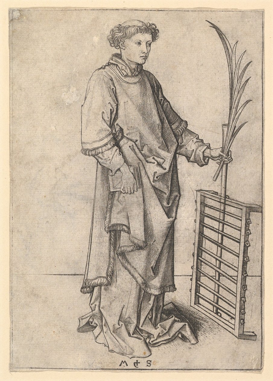 St. Lawrence by Martin Schongauer