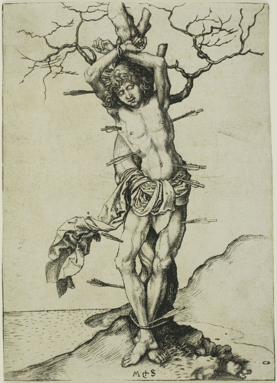 St. Sebastian by Martin Schongauer