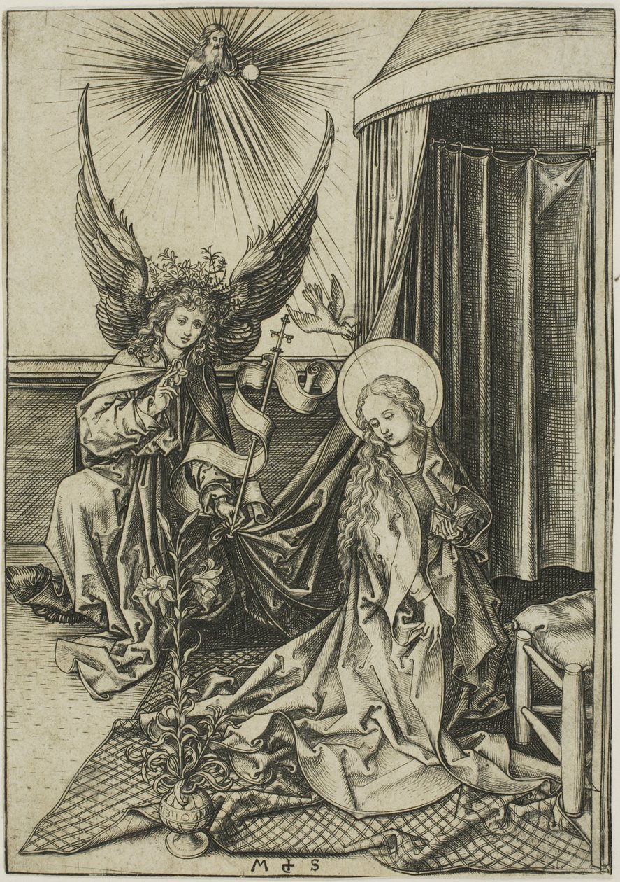 The Annunciation by Martin Schongauer