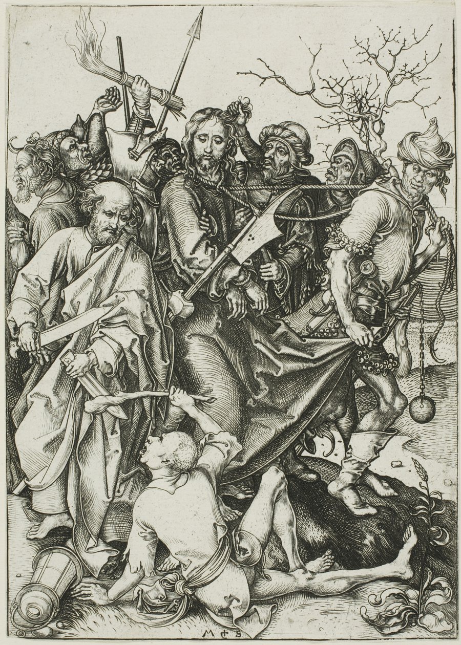 The Betrayal of Christ, from The Passion by Martin Schongauer