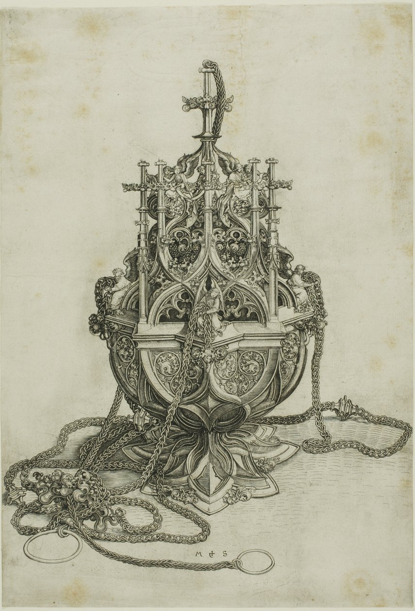 The Censer by Martin Schongauer