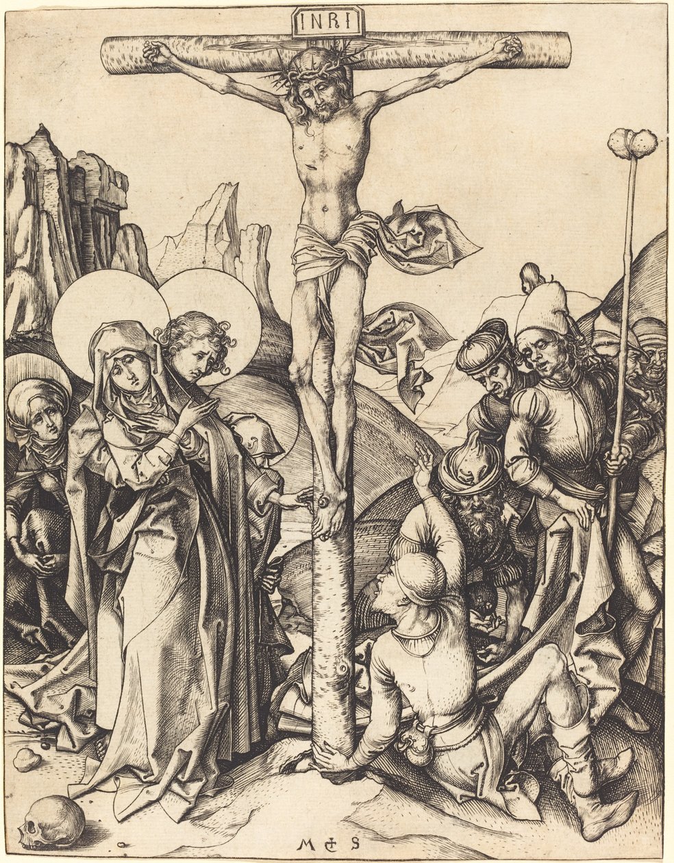 The Crucifixion by Martin Schongauer