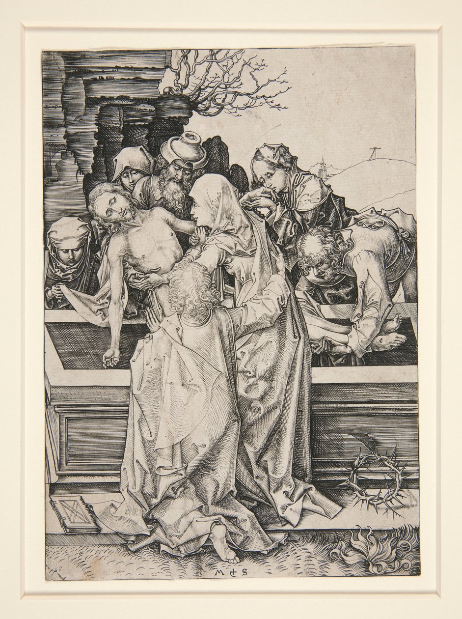 The Entombment by Martin Schongauer