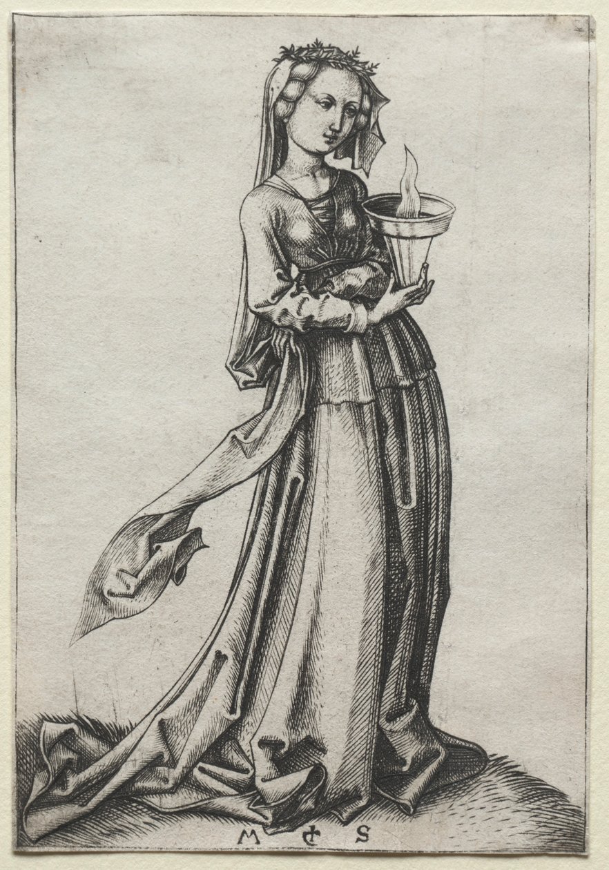 The Fourth Wise Virgin by Martin Schongauer