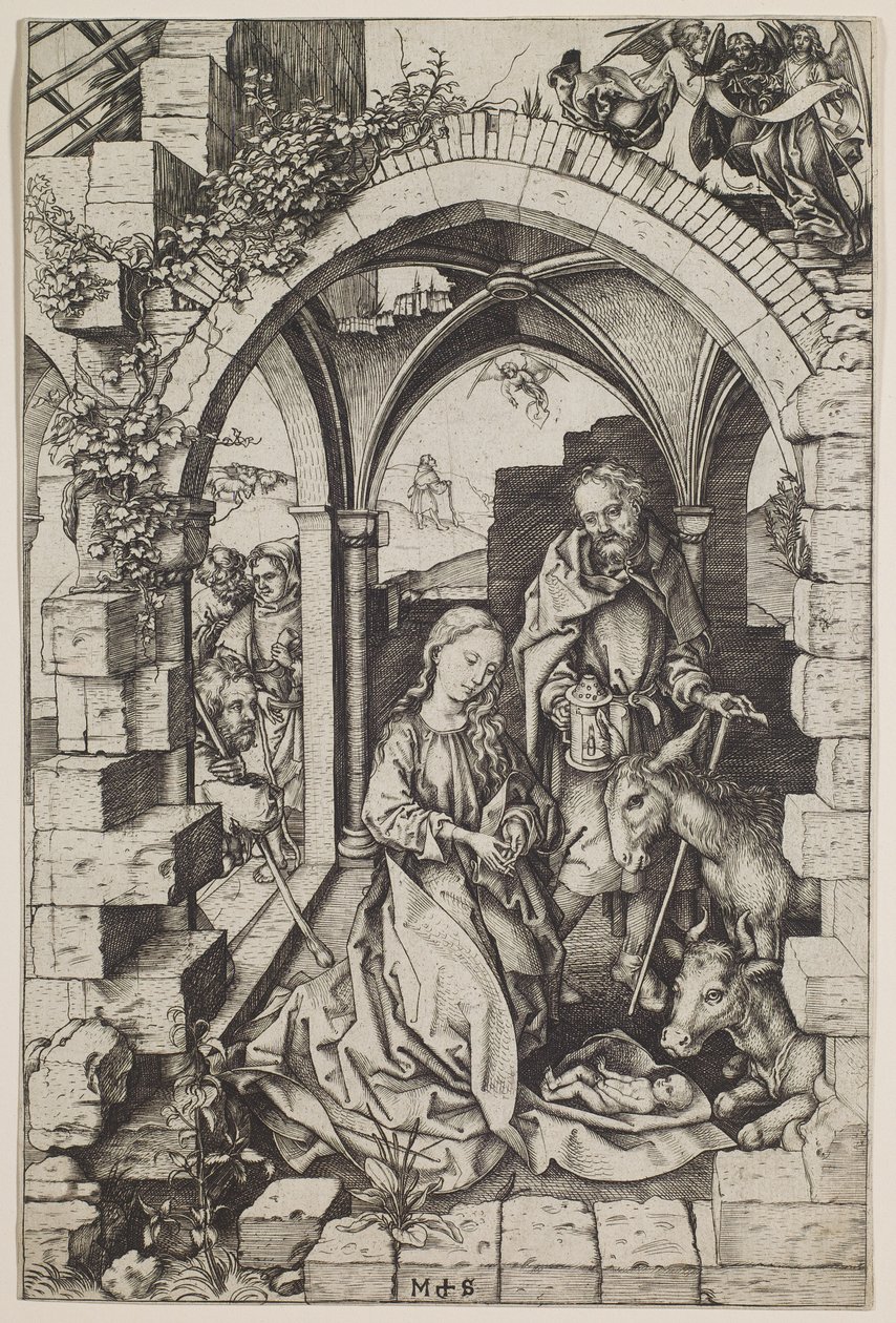 The Nativity, c.1471-73 by Martin Schongauer