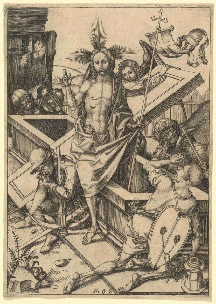 The Resurrection by Martin Schongauer