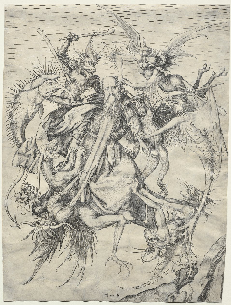 The Temptation of St. Anthony by Martin Schongauer