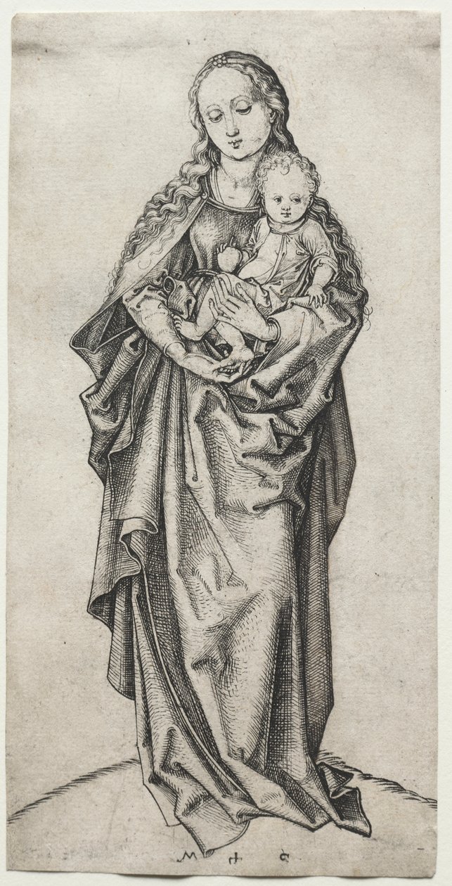 Virgin and Child with an Apple by Martin Schongauer