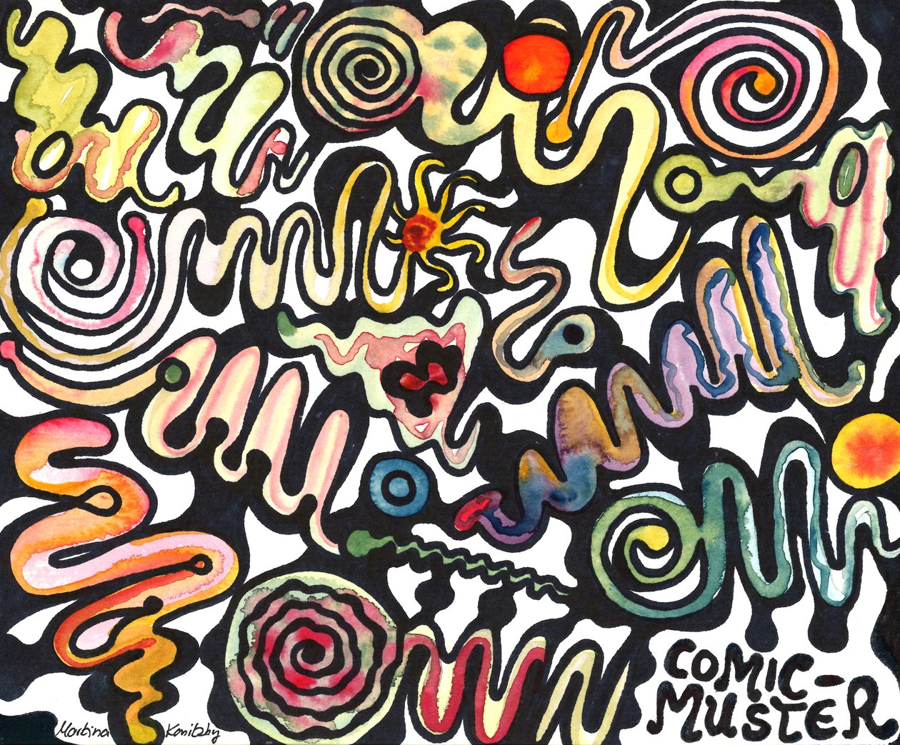 Comic Pattern by Martina Konitzky