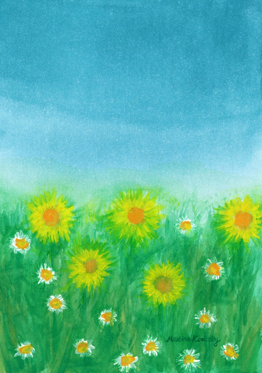 The Spring Meadow by Martina Konitzky
