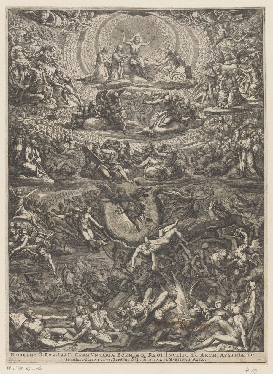 The Last Judgment by Martino Rota