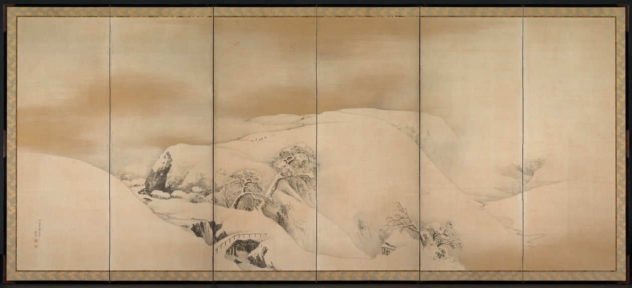 Winter Day by Maruyama Okyo