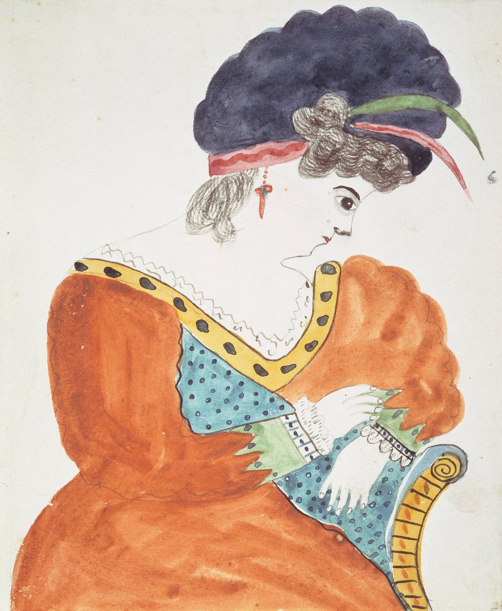 Young Woman Wearing a Turban by Mary Ann Willson