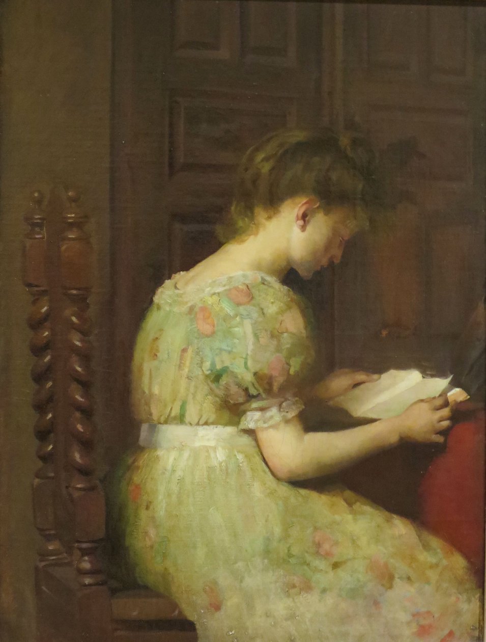 Girl Reading by Mary C. Wheeler