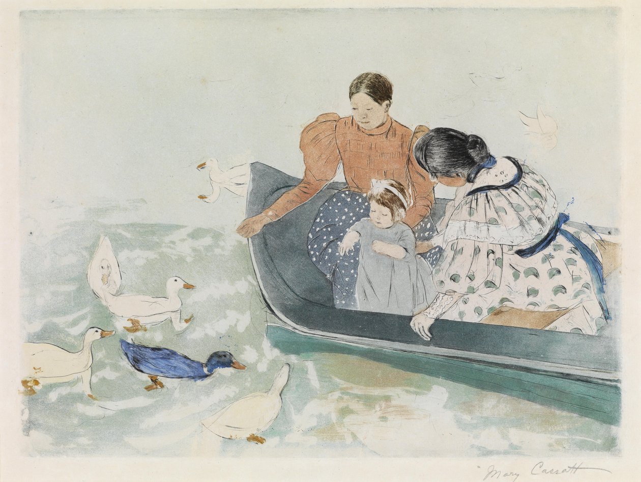 Feeding the Ducks by Mary Cassatt