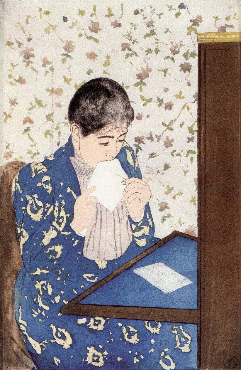 The Letter by Mary Cassatt