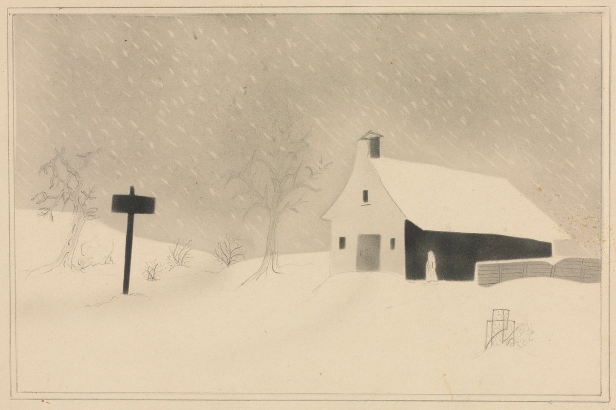 Snow Storm in Vermont by Mary Altha Nims