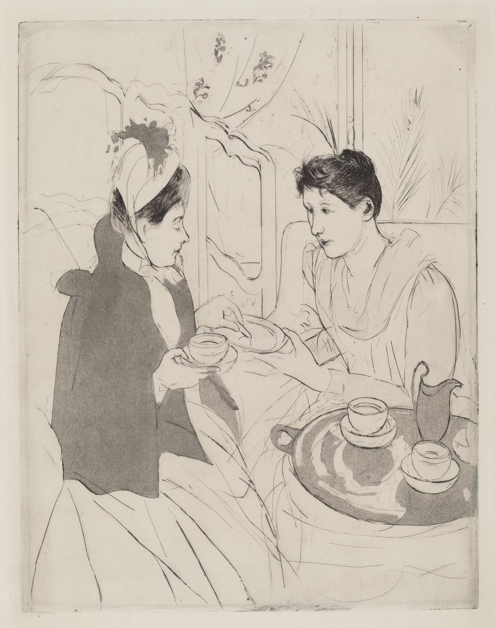 Afternoon Tea Party by Mary Cassatt