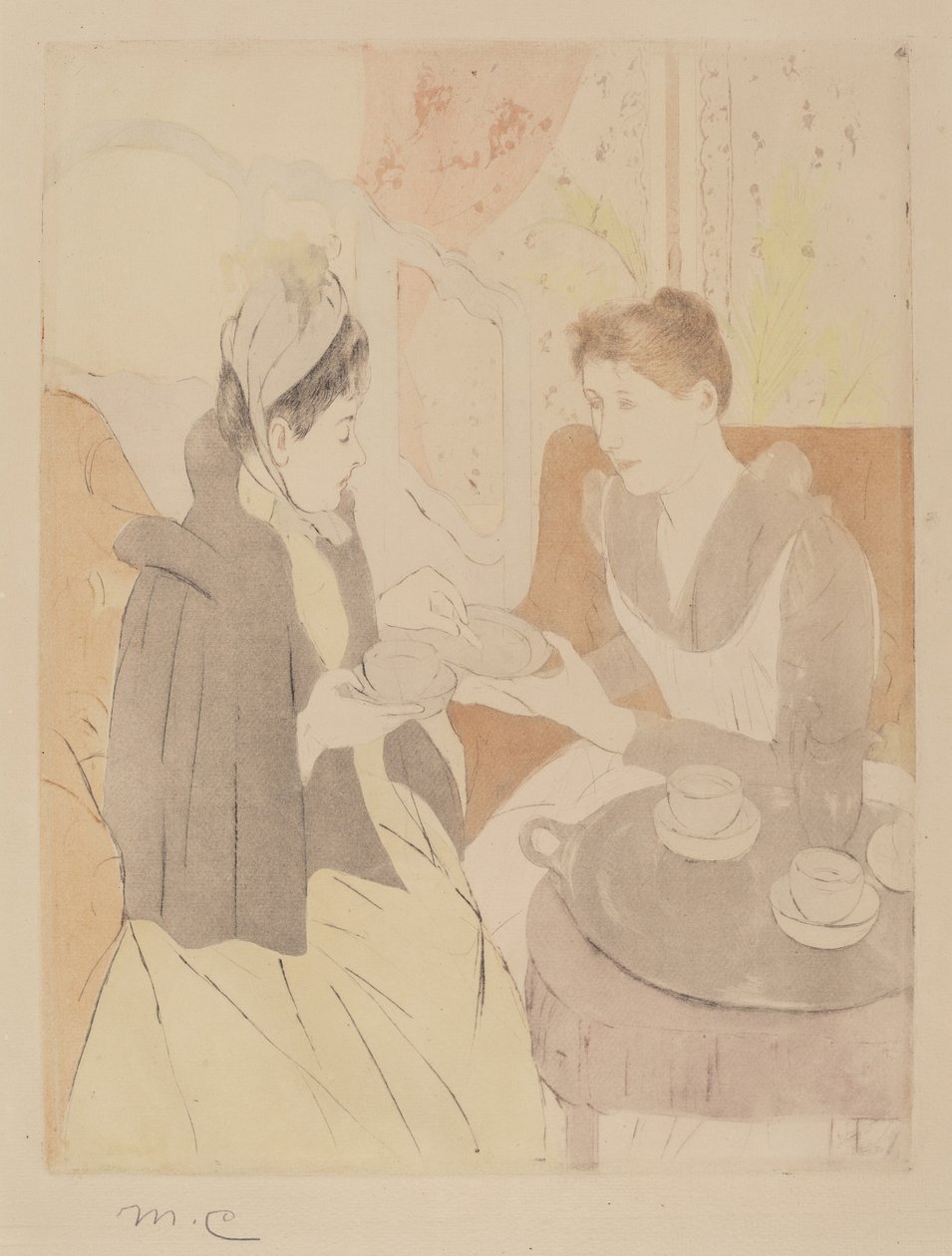 Afternoon Tea Party by Mary Cassatt