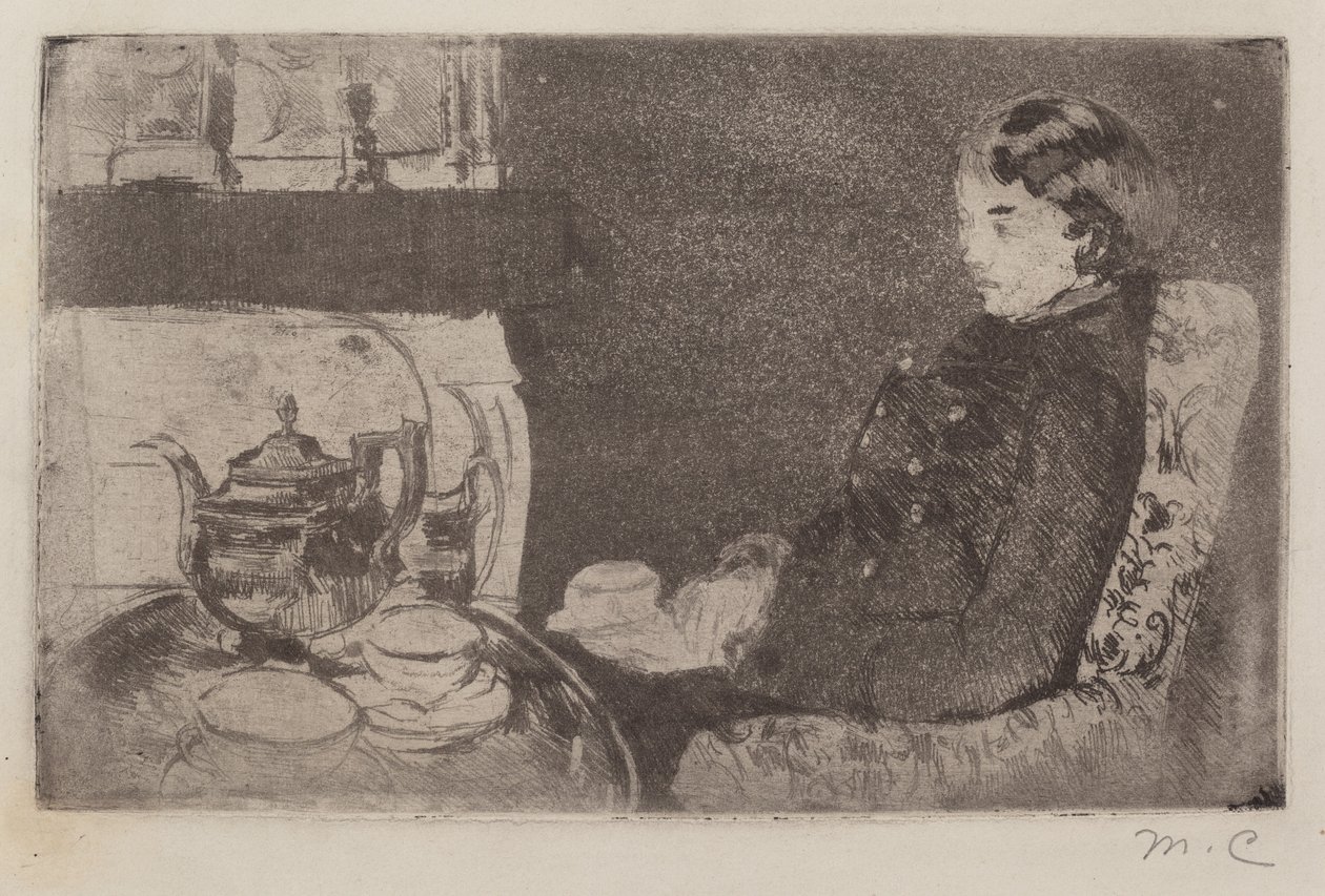 Lydia at Afternoon Tea by Mary Cassatt
