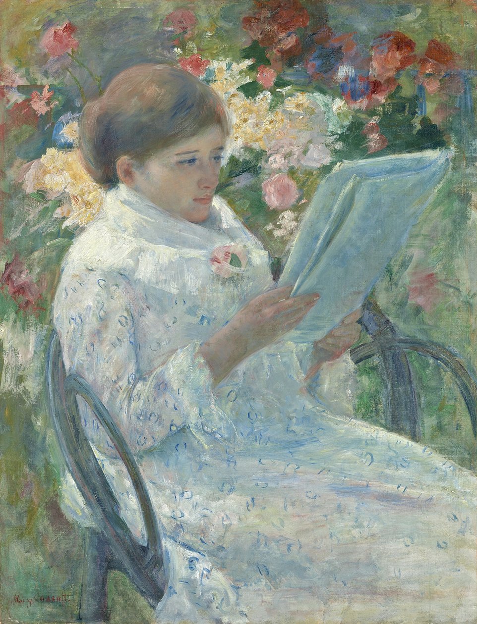 On a Balcony by Mary Cassatt