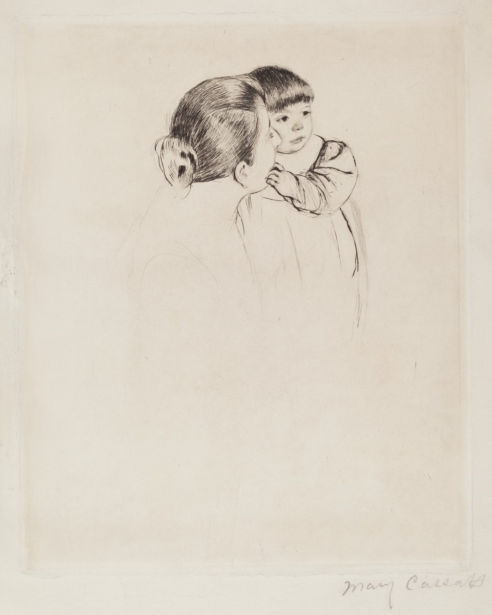 Peasant Mother and Child by Mary Cassatt