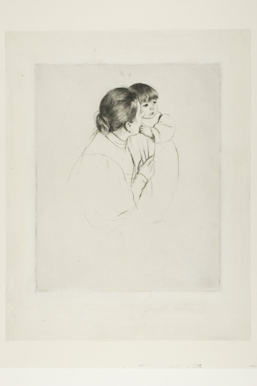 Peasant Mother and Child by Mary Cassatt