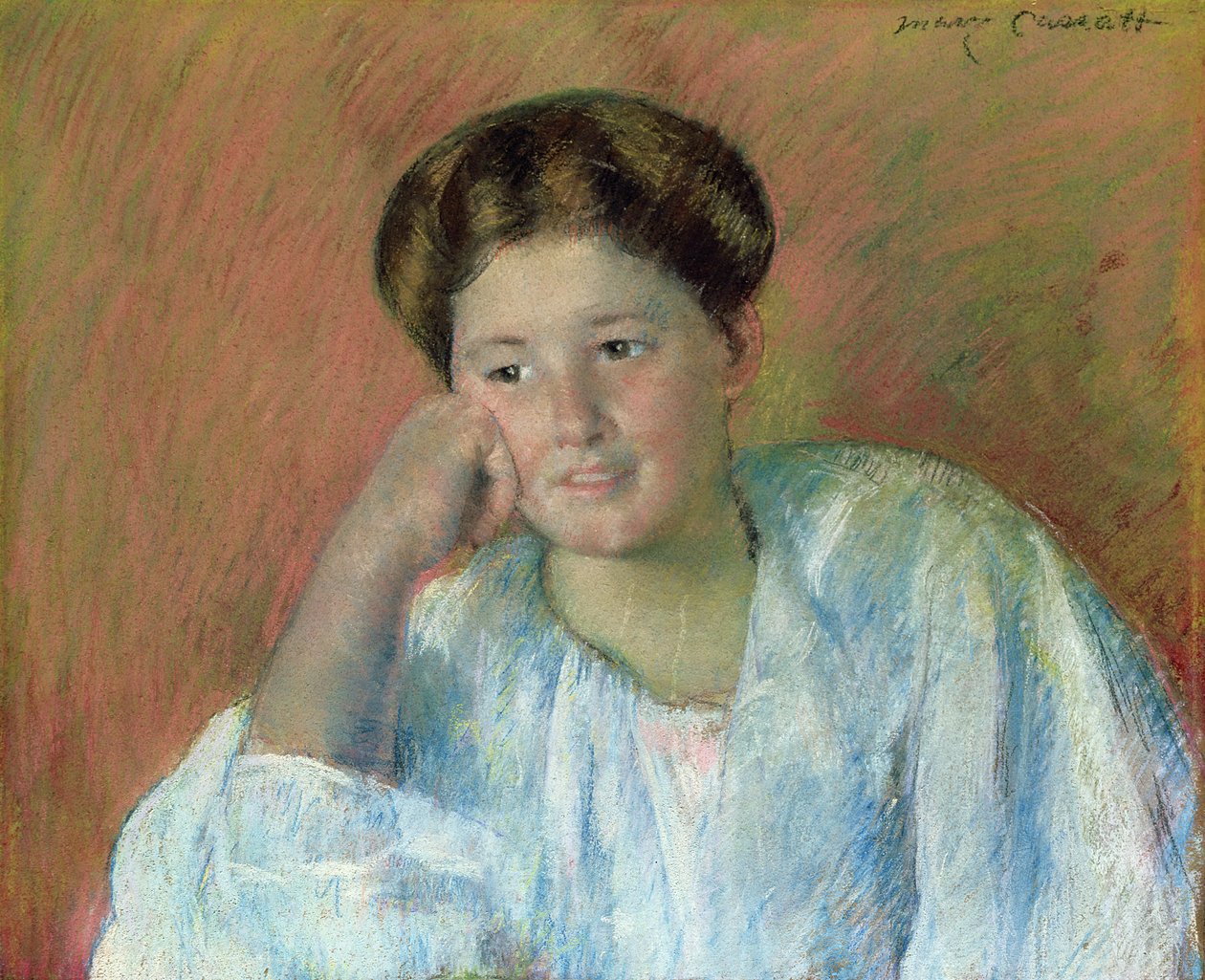 Portrait of Louisine Elder by Mary Cassatt