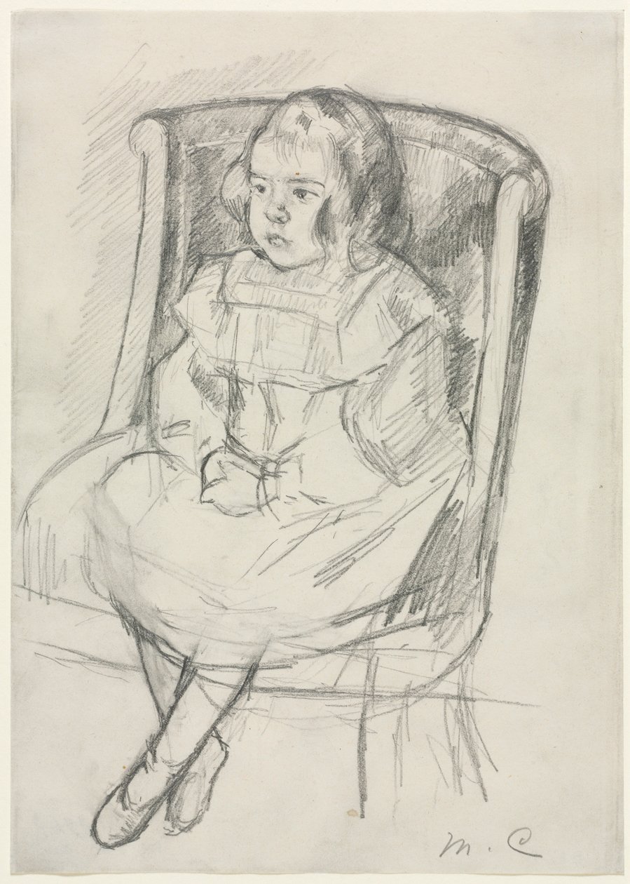 Simone Seated, c. 1903 by Mary Cassatt