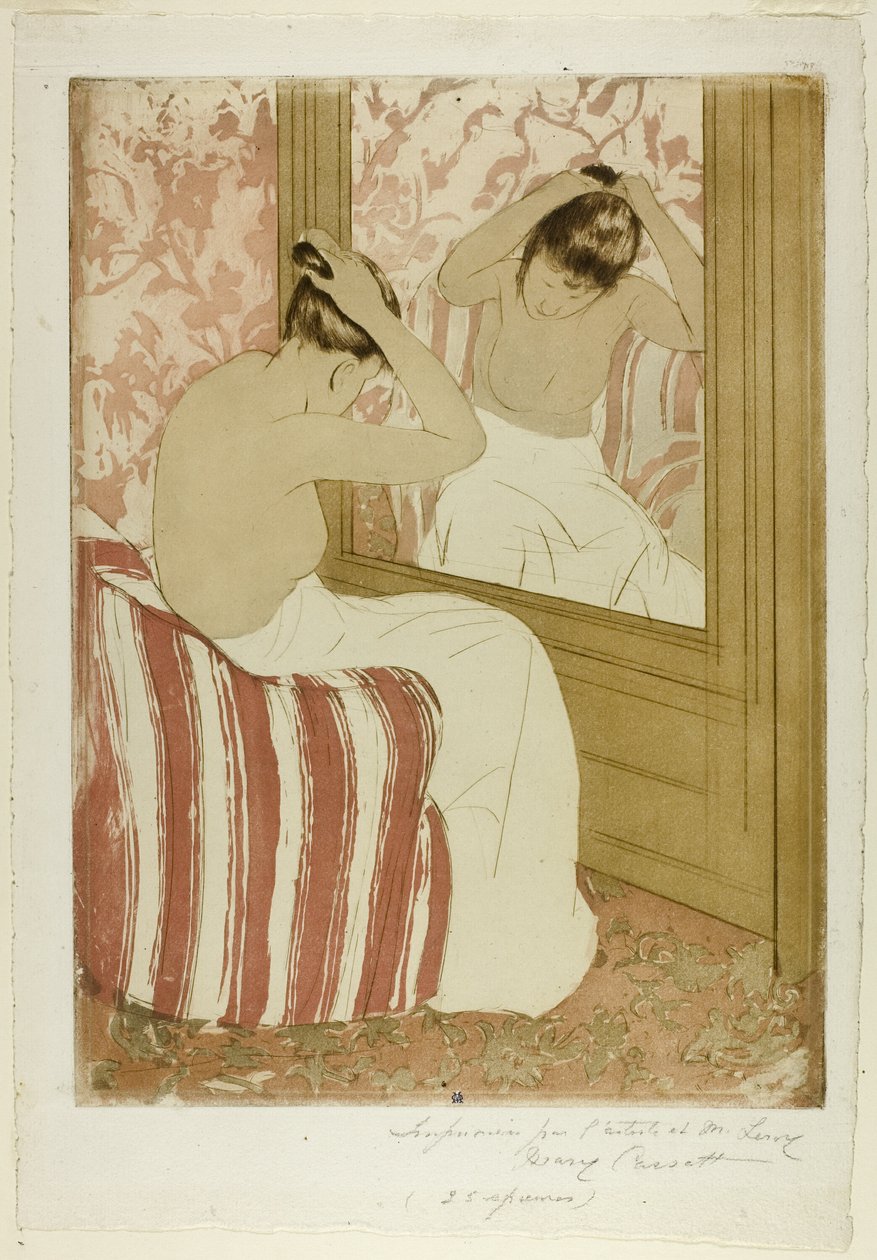 The Coiffure by Mary Cassatt