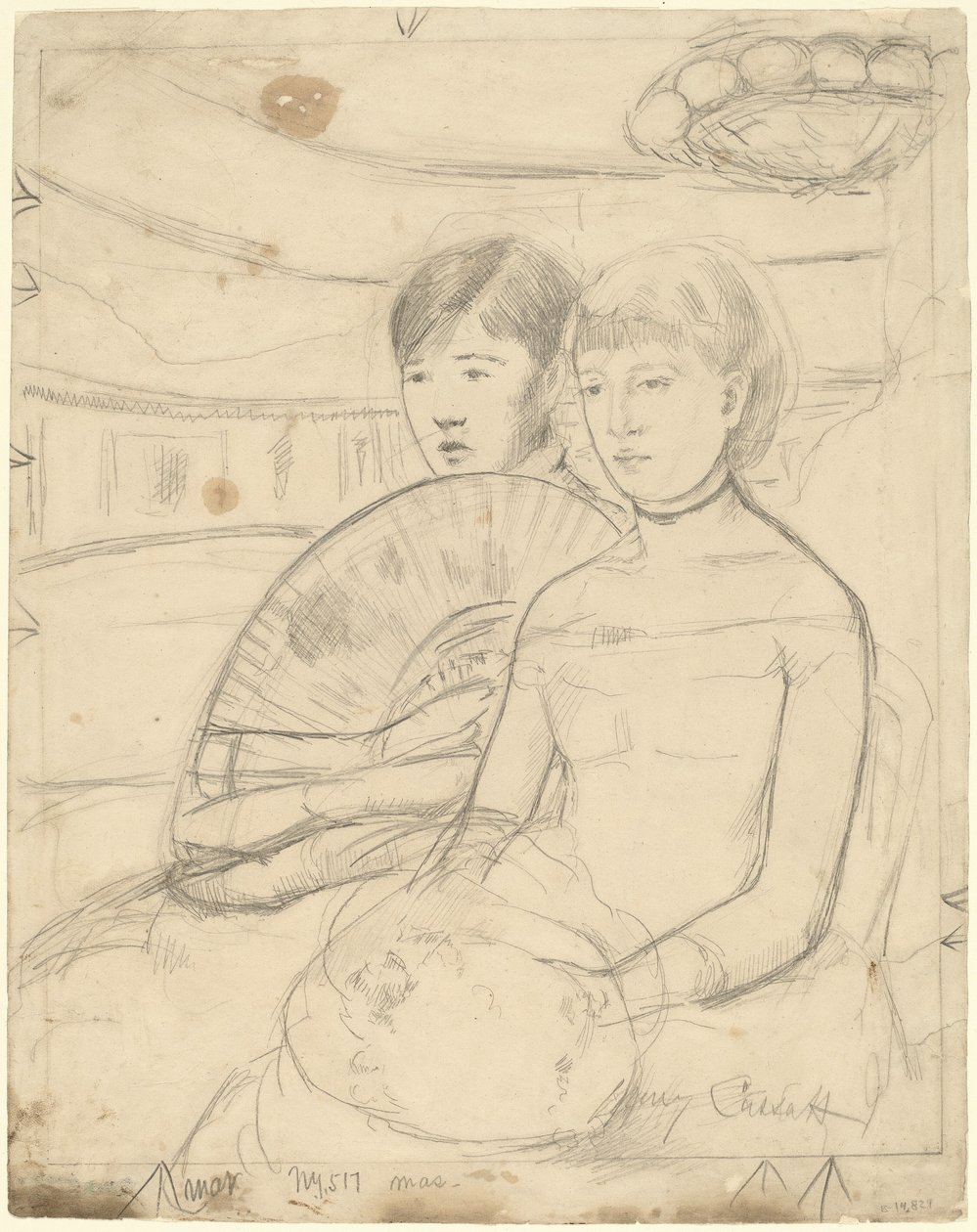 The Loge by Mary Cassatt