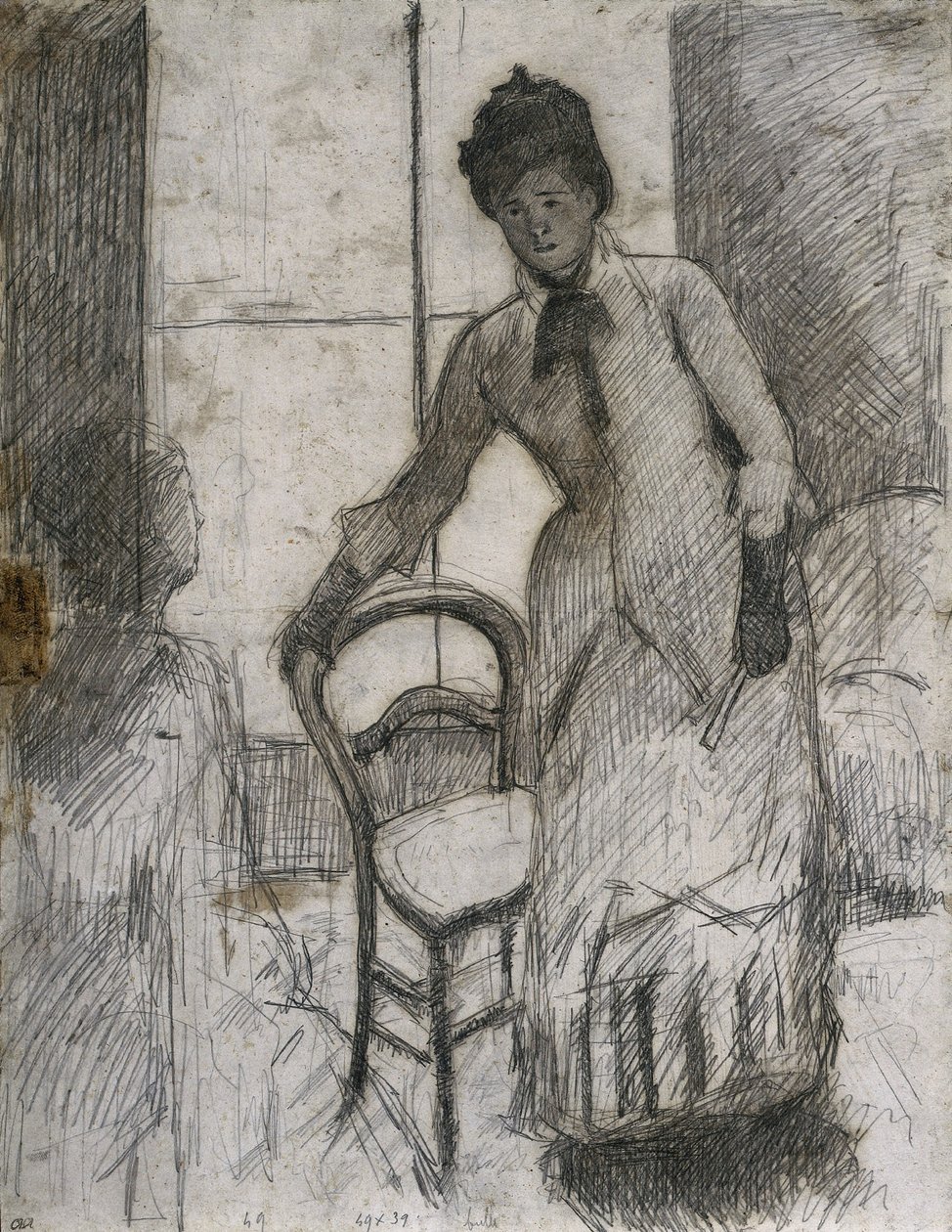 The Visitor by Mary Cassatt
