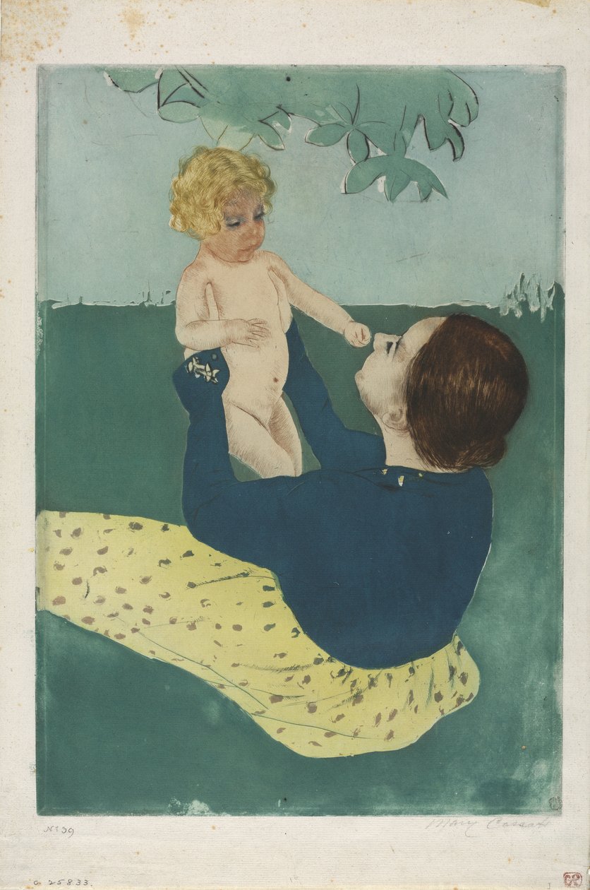 Under the Horse Chestnut Tree, 1896-97 by Mary Cassatt