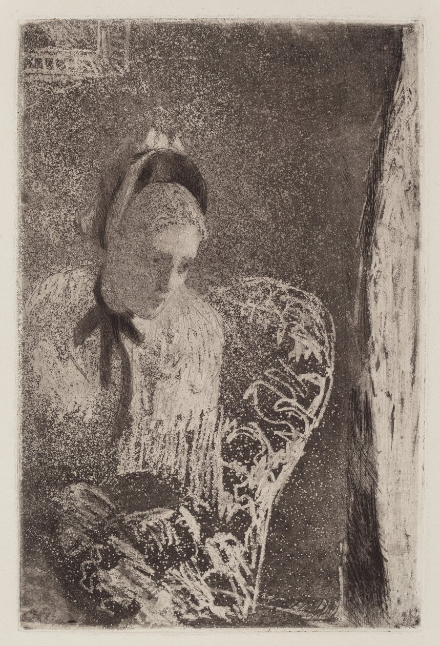 Waiting by Mary Cassatt