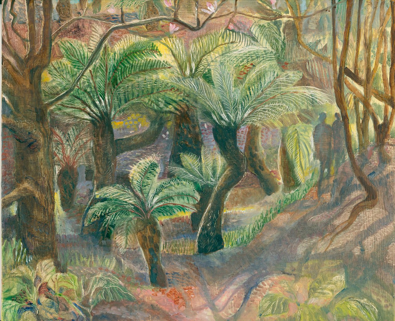 Tree ferns, Trewidden, 2012 by Mary Kuper